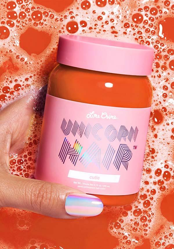 Cutie | UNICORN HAIR COLOUR - Beserk - all, apr21, bright orange, clickfrenzy15-2023, cosmetics, cruelty free, discountapp, dye, fp, hair colour, hair dye, hair orange, labelvegan, lime crime, lime crime hair, limecrime, mermaid, orange, rainbow, repriced010623, steampunk, vegan