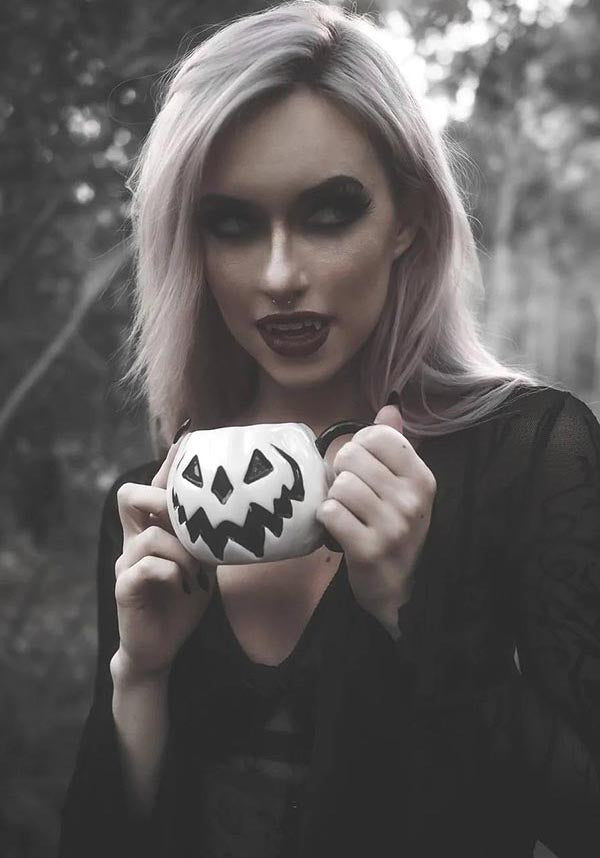 Haunted Hallows [White Pumpkin] | MUG [LIMITED]