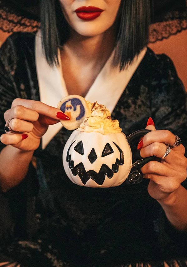 Haunted Hallows [White Pumpkin] | MUG [LIMITED]