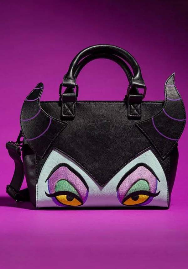 Loungefly Disney Sleeping Beauty (1959) Maleficent Cosplay 8 Faux Leather Crossbody  Bag