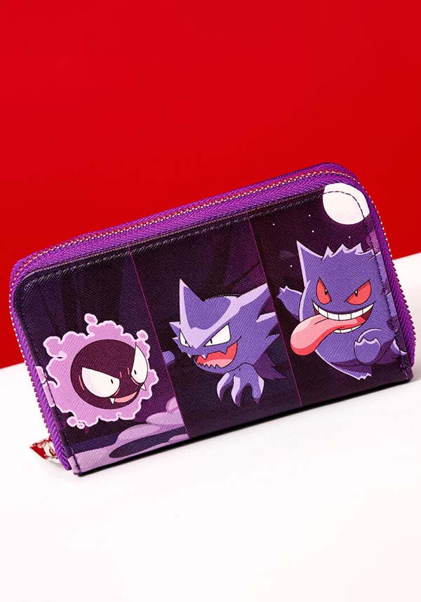 Pokemon: Gengar Evolution | ZIP AROUND WALLET*