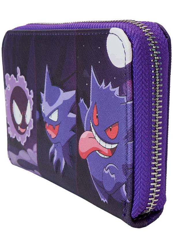 Pokemon: Gengar Evolution | ZIP AROUND WALLET*