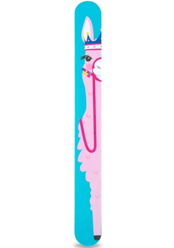 Llama Queen [Blue] | NAIL FILE