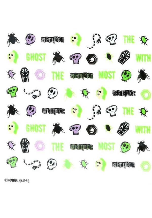 Warner Bros Beetlejuice | NAIL ART STICKERS