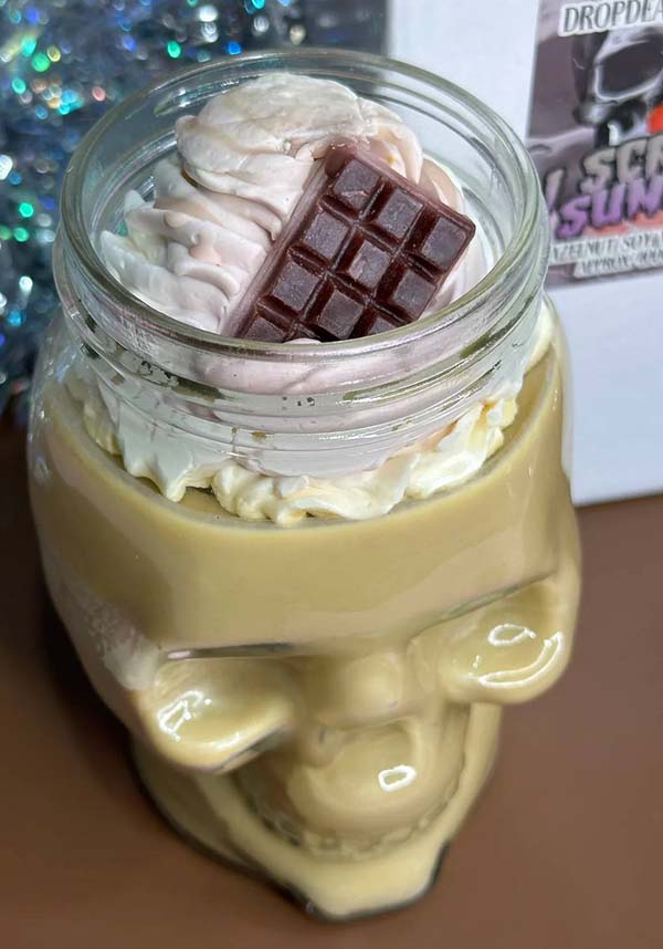 Hazelnut [I Scream] | SKULL JAR CANDLE