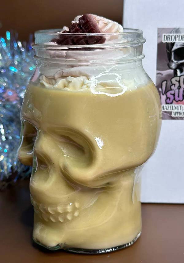 Hazelnut [I Scream] | SKULL JAR CANDLE