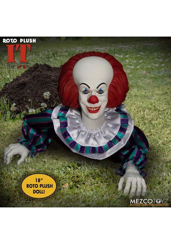 It 1990: Pennywise 18&quot; Roto | PLUSH - Beserk - all, christmas gift, christmas gifts, classic horror, clickfrenzy15-2023, collect, collectable, collectables, cpgstinc, discountapp, fp, gift, gift idea, gift ideas, gifts, googleshopping, halloween collectables, horror, horror movie, IKO425540, ikoncollectables, it, it horror, nov22, penny wise, pennywise, pennywise horror, plush, pop culture, pop culture collectable, pop culture collectables, pop culture homewares, popculture, R031122, RS