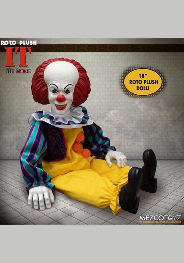 It 1990: Pennywise 18&quot; Roto | PLUSH - Beserk - all, christmas gift, christmas gifts, classic horror, clickfrenzy15-2023, collect, collectable, collectables, cpgstinc, discountapp, fp, gift, gift idea, gift ideas, gifts, googleshopping, halloween collectables, horror, horror movie, IKO425540, ikoncollectables, it, it horror, nov22, penny wise, pennywise, pennywise horror, plush, pop culture, pop culture collectable, pop culture collectables, pop culture homewares, popculture, R031122, RS