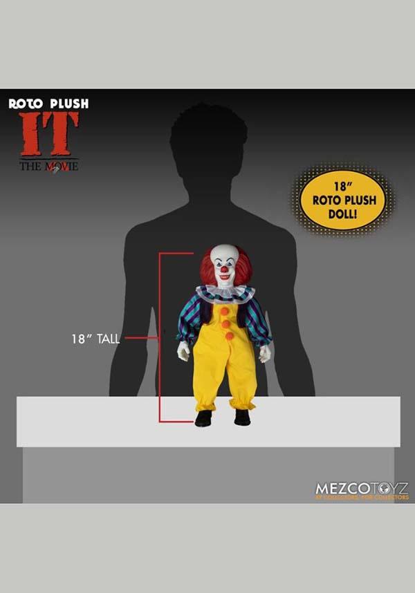 It 1990: Pennywise 18&quot; Roto | PLUSH - Beserk - all, christmas gift, christmas gifts, classic horror, clickfrenzy15-2023, collect, collectable, collectables, cpgstinc, discountapp, fp, gift, gift idea, gift ideas, gifts, googleshopping, halloween collectables, horror, horror movie, IKO425540, ikoncollectables, it, it horror, nov22, penny wise, pennywise, pennywise horror, plush, pop culture, pop culture collectable, pop culture collectables, pop culture homewares, popculture, R031122, RS