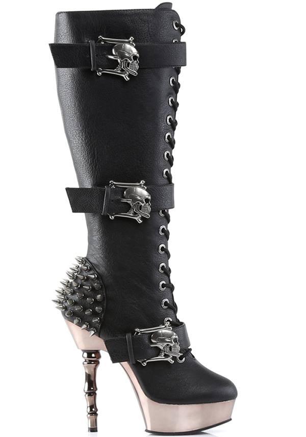 Giuseppe Zanotti Crystal and Spike Maxi Wedge Booties Boots For Sale at  1stDibs