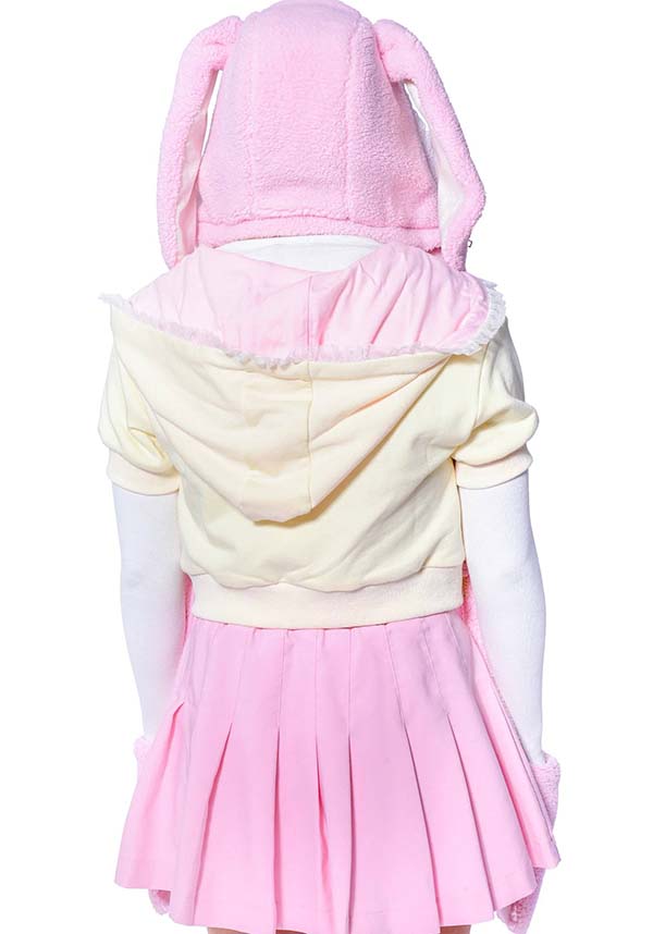 Bunny Pink 2-Way | HOODED SCARF