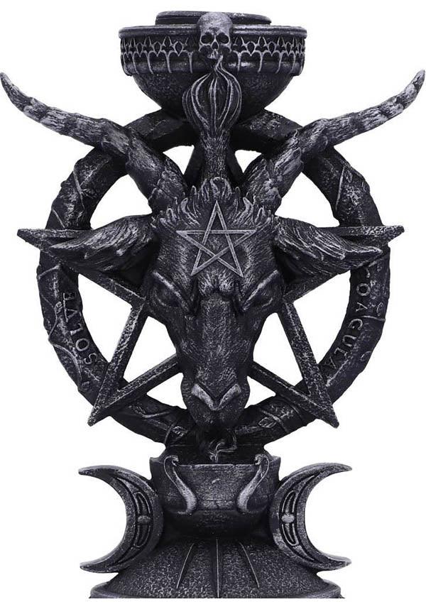 Light of Baphomet | CANDLE HOLDER` - Beserk - all, baphomet, black, candle, candle holder, candles, clickfrenzy15-2023, discountapp, fp, gift, gift idea, gift ideas, gifts, goth, goth homeware, goth homewares, gothic, gothic gifts, gothic homeware, gothic homewares, home, homeware, homewares, may22, NNSH018590, R220522