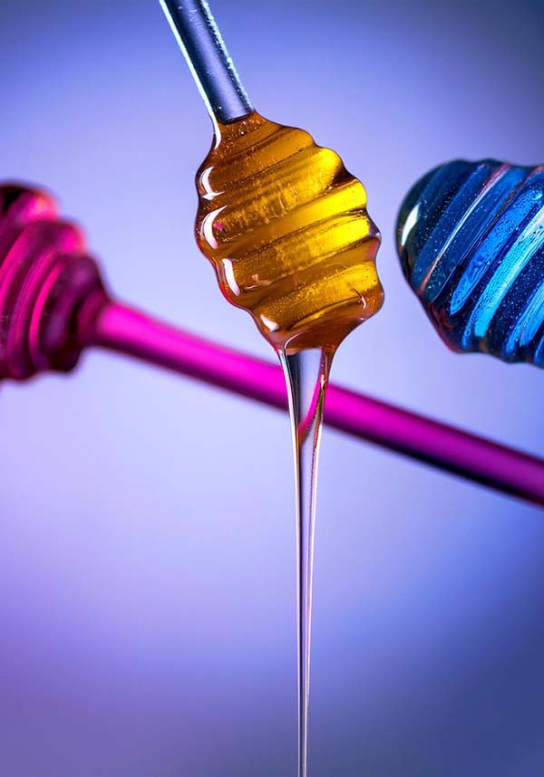 Iridescent Glass | HONEY DIPPER