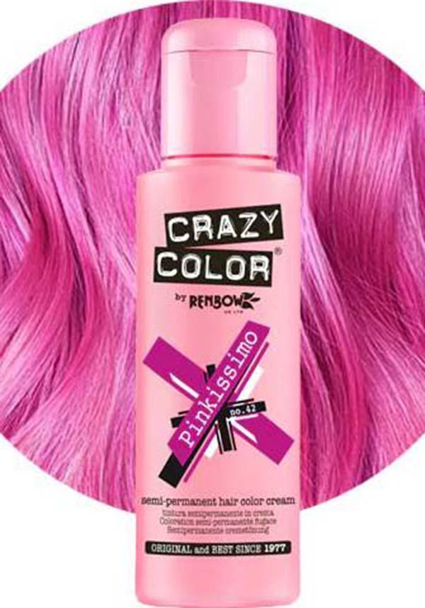 4 x Crazy Color Semi Permanent Hair Dye 100ml - Choose From 41 Shades