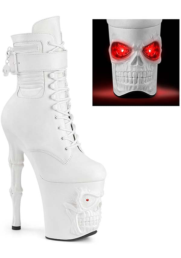 RAPTURE-1020STR-LT [White] | PLATFORM BOOTS [PREORDER]