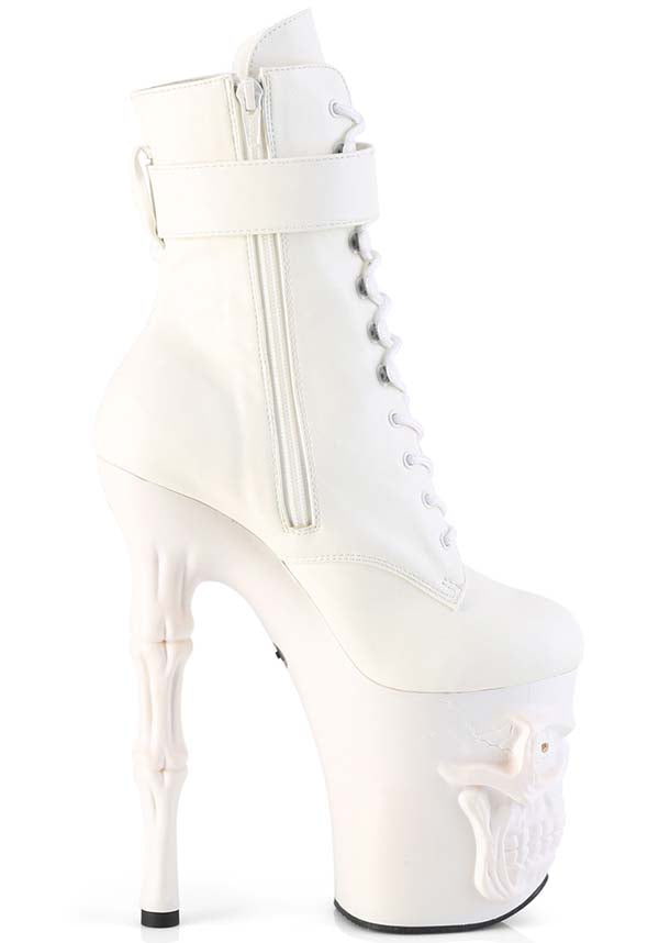 RAPTURE-1020STR-LT [White] | PLATFORM BOOTS [PREORDER]