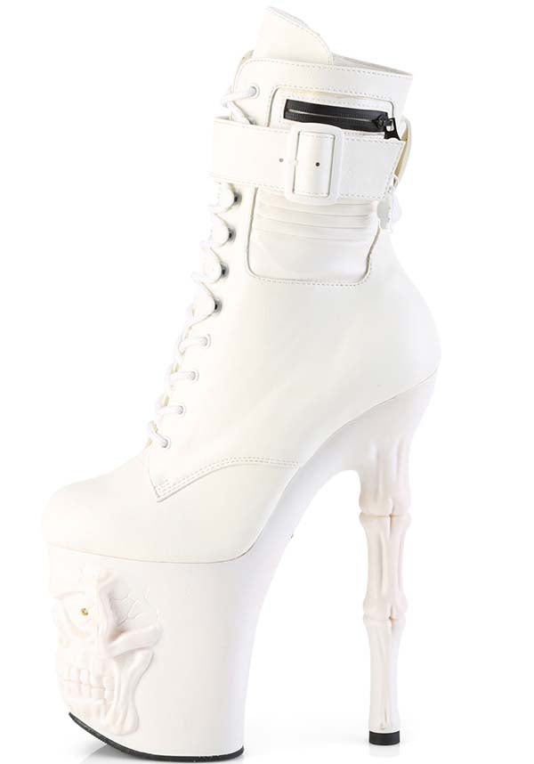 RAPTURE-1020STR-LT [White] | PLATFORM BOOTS [PREORDER]