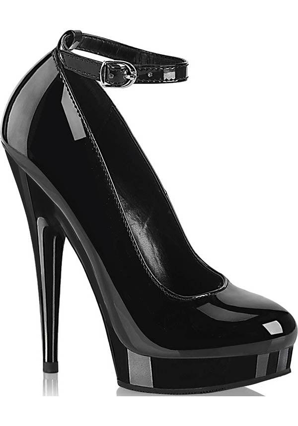 Pleaser - SULTRY-686 Black Patent Platform Heels - Buy Online Australia