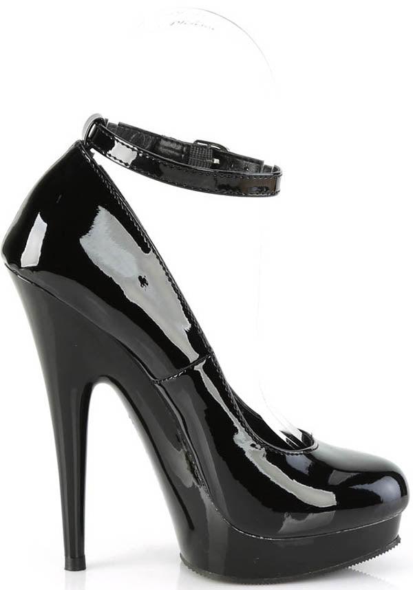 Pleaser - SULTRY-686 Black Patent Platform Heels - Buy Online Australia