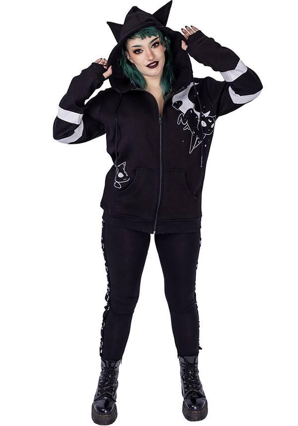 Moon Cats | HOODIE^ - Beserk - all, all clothing, all ladies clothing, aug22, backorder, black, black cat, cat, cat ears, cats, clickfrenzy15-2023, clothing, discountapp, fp, hood, hooded, hooded jumper, hoodie, hoodies, hoody, INNO28375, innocentclothing, jackets and jumpers, jumper, jumpers and jackets, labelpending, ladies clothing, ladies outerwear, outerwear, pending, r040822, winter, winter clothing, winter wear, womens hoodie