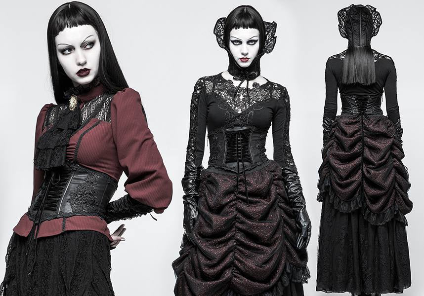 Punk Rave - Gothic Lace Corset - Buy Online Australia