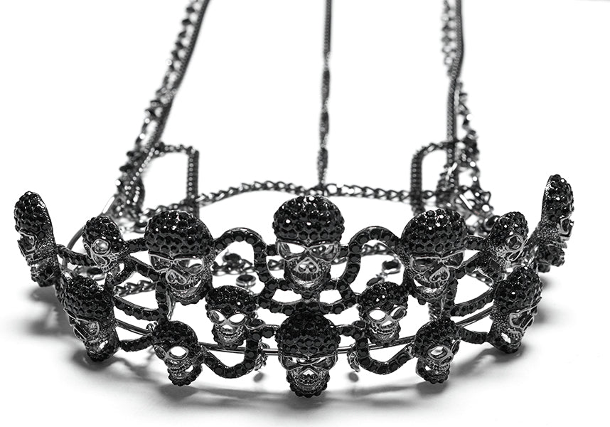 Lillian [Black] | SNAKES AND SKULLS CROWN