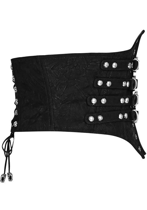 Punk Rave - Steampunk Belt Buckle Black Corset - Buy Online Australia