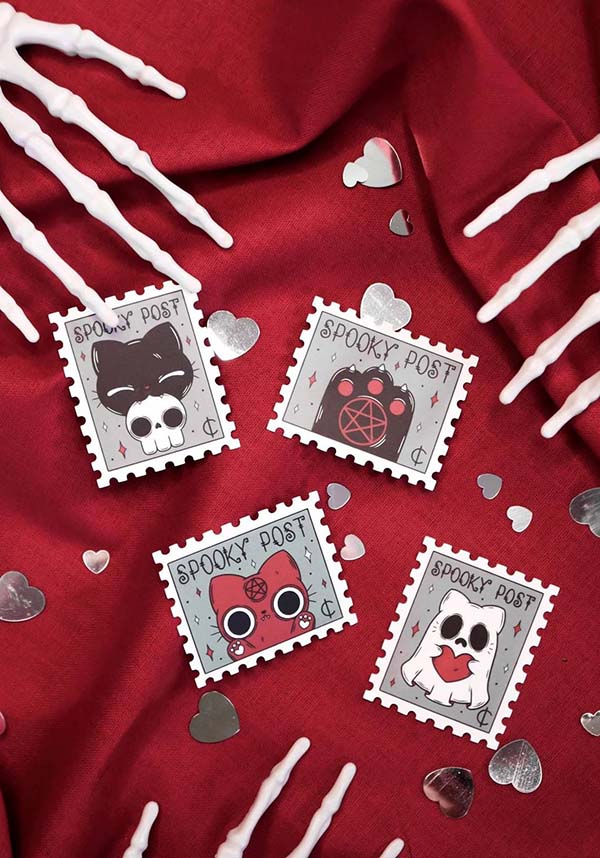 Spooky Post | STICKER [4 Pack]