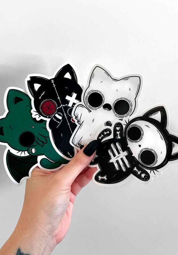 Trick | STICKER - Beserk - all, black cat, cat, cats, creepy, cute, discountapp, fp, ghost, googleshopping, goth, goth homeware, goth homewares, gothic, gothic homeware, gothic homewares, jun23, labelnew, pumpkin art, PV021, pvmpkin art, R060623, spooky, sticker, stickers