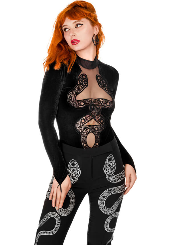Restyle - Cathedral Snake Bodysuit - Buy Online Australia