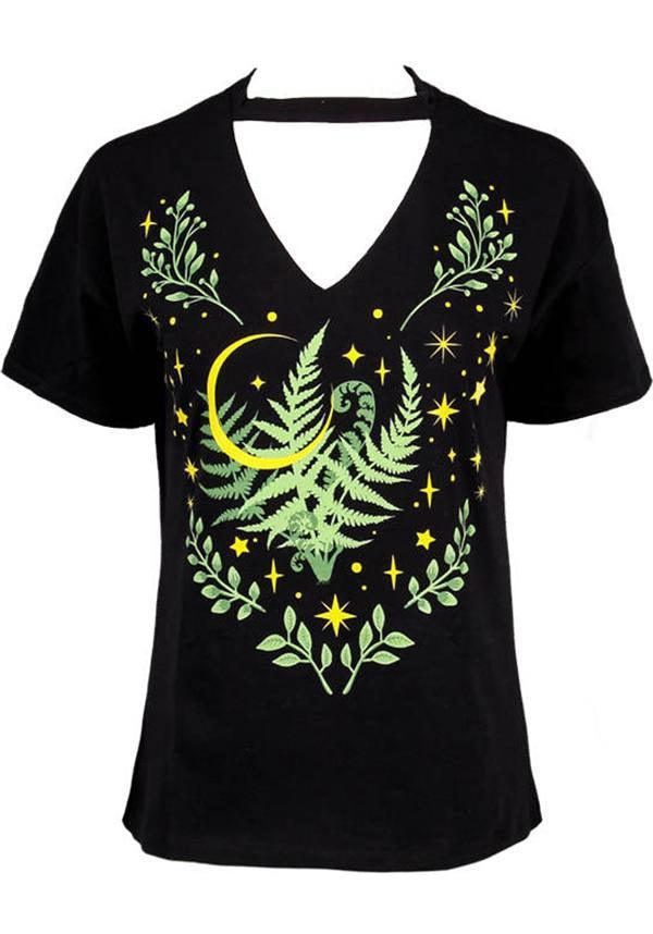 Herbal Fern Leaf | CHOKER T-SHIRT