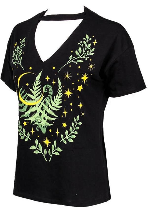 Herbal Fern Leaf | CHOKER T-SHIRT