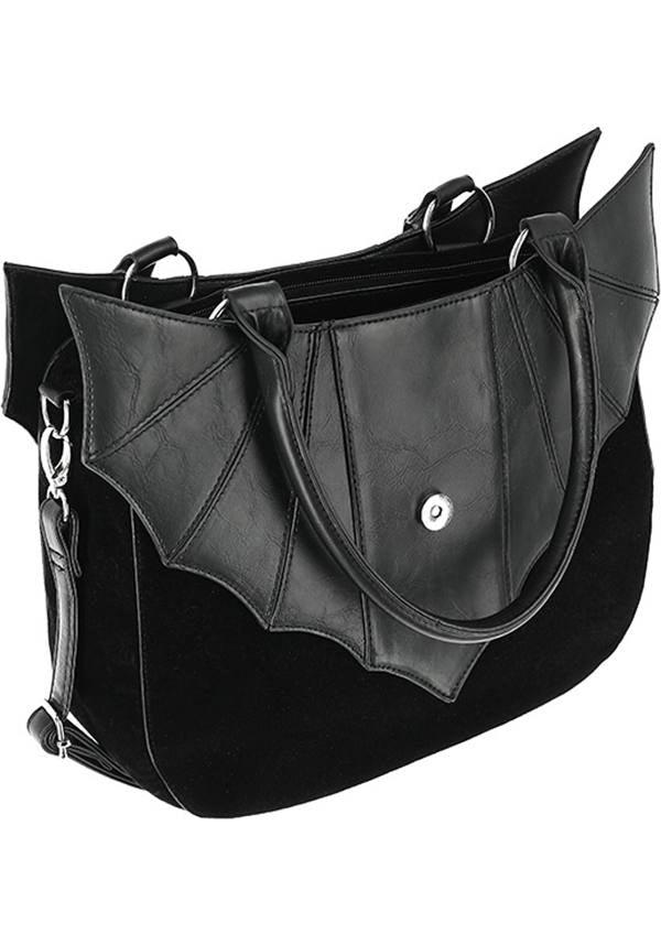 Ominous | BAG - Beserk - accessories, adjustable strap, all, bag, bats, black, clickfrenzy15-2023, dec18, discountapp, fp, gothic, gothic accessories, gothic gifts, halloween, handbags and purses, labelvegan, ladies, pentacle, pentagram, restyle, vegan