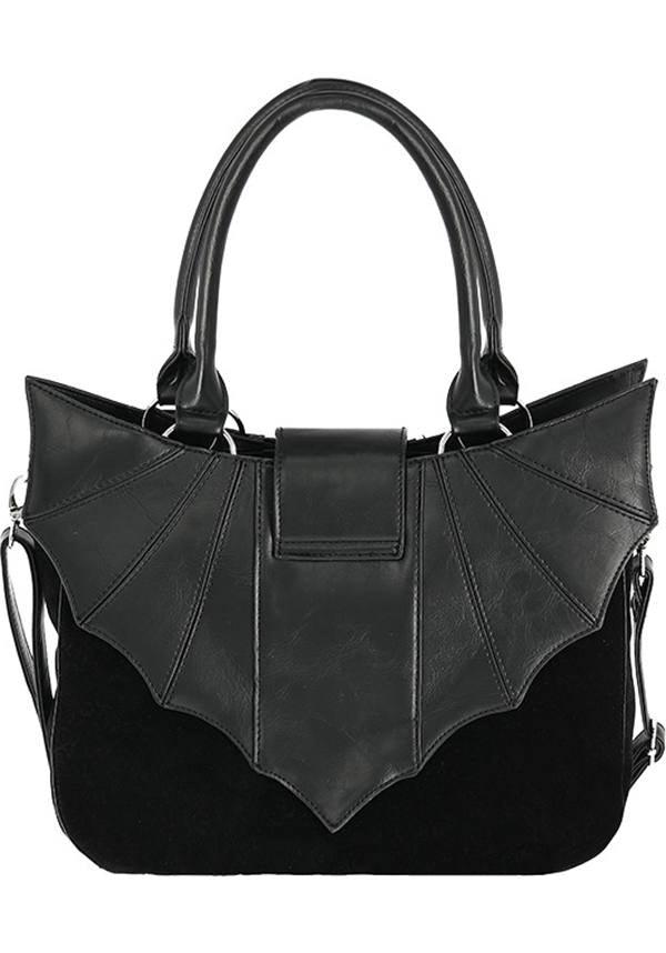 Ominous | BAG - Beserk - accessories, adjustable strap, all, bag, bats, black, clickfrenzy15-2023, dec18, discountapp, fp, gothic, gothic accessories, gothic gifts, halloween, handbags and purses, labelvegan, ladies, pentacle, pentagram, restyle, vegan