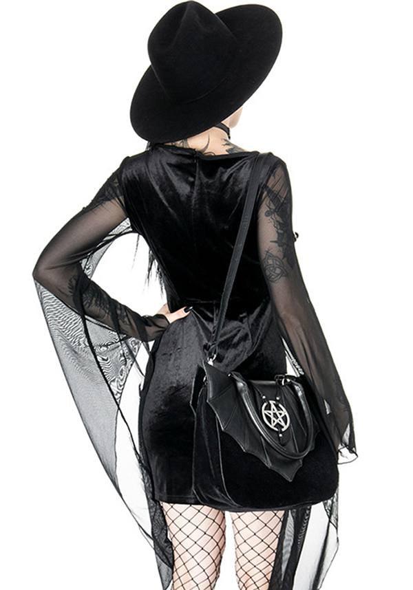 Ominous | BAG - Beserk - accessories, adjustable strap, all, bag, bats, black, clickfrenzy15-2023, dec18, discountapp, fp, gothic, gothic accessories, gothic gifts, halloween, handbags and purses, labelvegan, ladies, pentacle, pentagram, restyle, vegan