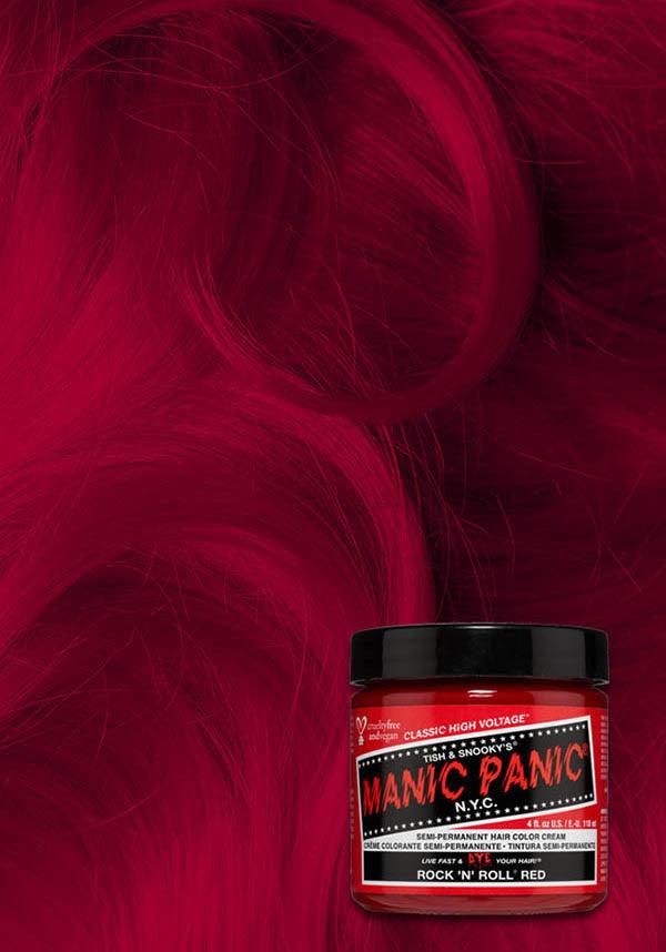 Rock N' Roll Red | CLASSIC COLOUR - Beserk - all, clickfrenzy15-2023, cosmetics, cpgstinc, discountapp, dye, ebaymp, fp, hair, hair colour, hair dye, hair red, labelvegan, manic panic, manic panic hair, rainbow, red, vegan