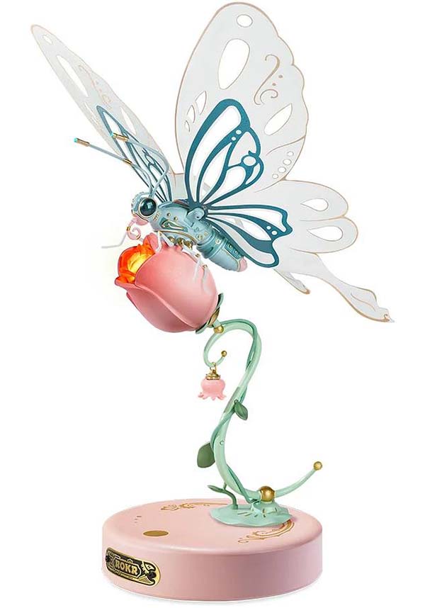 Butterfly Pink Flower | 3D PUZZLE