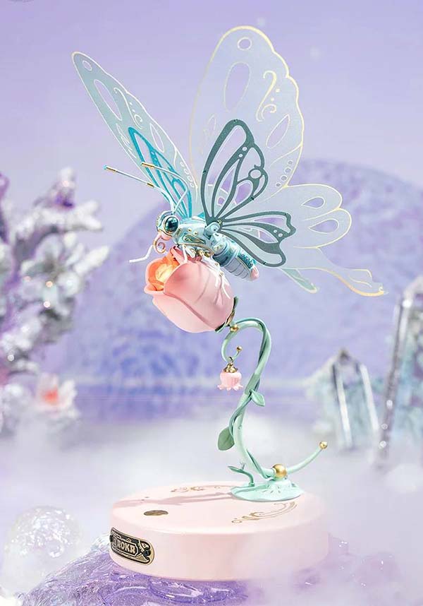 Butterfly Pink Flower | 3D PUZZLE