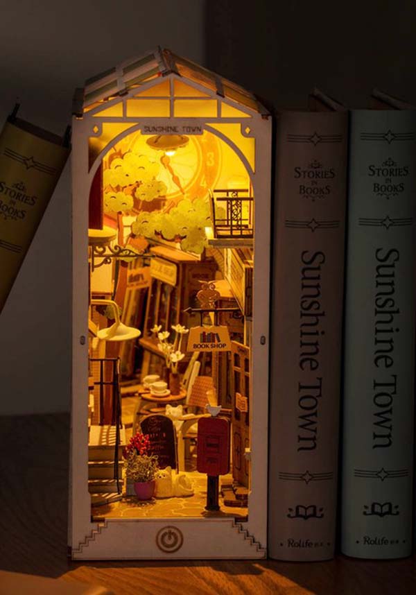 Sunshine Town | 3D DIY MINIATURE HOUSE BOOK NOOK*