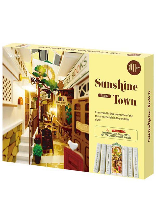 DIY Kits Rolife Book Nook Kit, Sunshine Town - Arts & Crafts