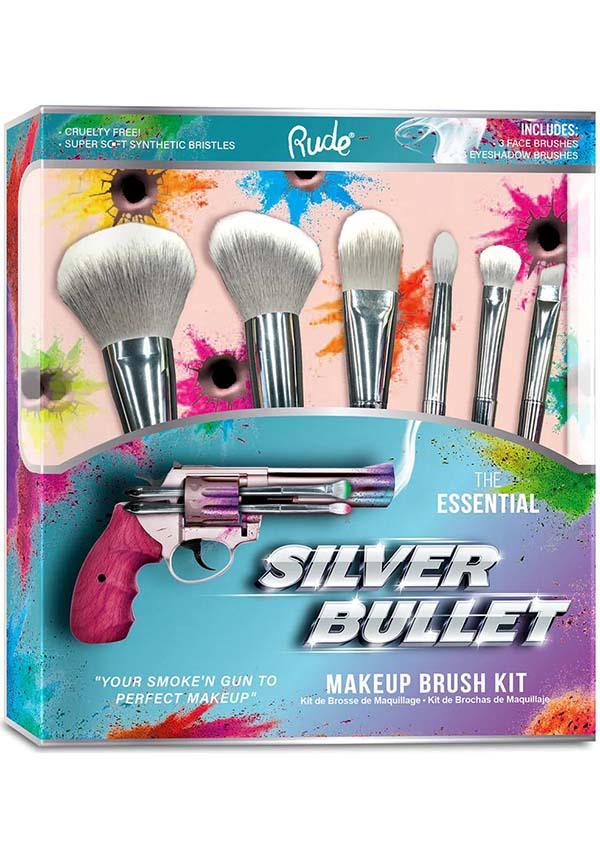 Rude - Silver Bullet Makeup Brush Kit