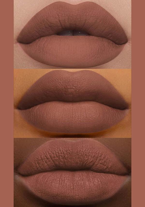 Shroom | VELVETINES LIQUID LIPSTICK - Beserk - all, brown, clickfrenzy15-2023, cosmetics, discountapp, fetish, formal, fp, grunge, labelvegan, lime crime, lime crime cosmetics, limecrimecore, lips, lipstick, liquid lipstick, nude, office, pinup, rockabilly, vegan