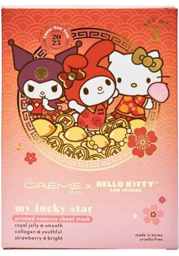 Hello Kitty My Lucky Star | SHEET MASK [3 PCE]