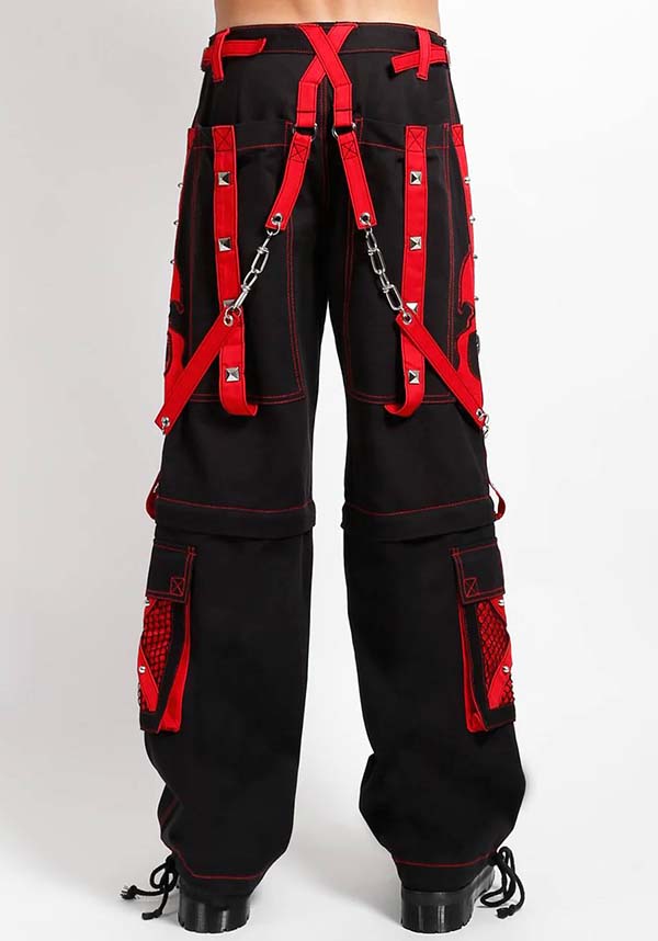 Scare [Black/Red] | PANTS