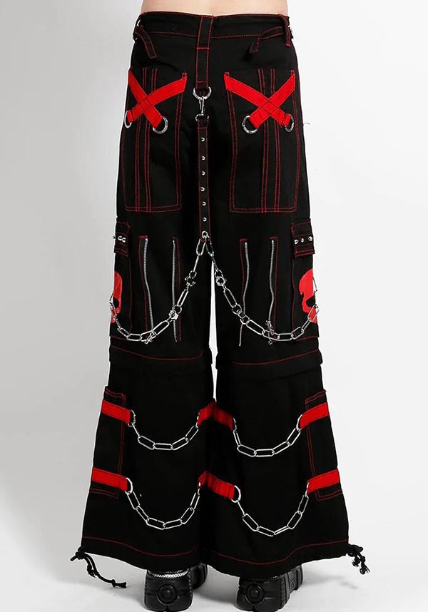 Tripp NYC - Skull Red Zip Off Pants - Buy Online Australia