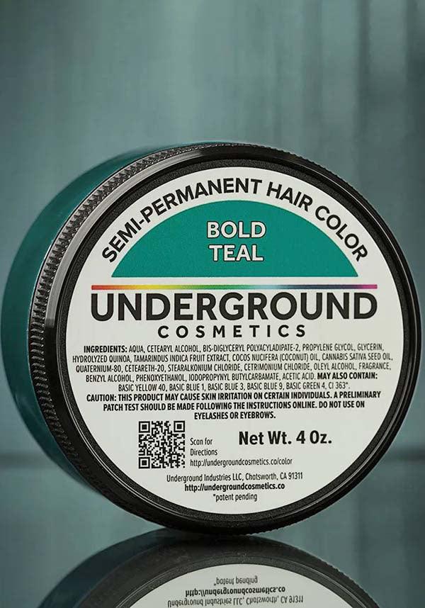 Underground Cosmetics - Bold Teal Aura Glow Hair Colour - Buy