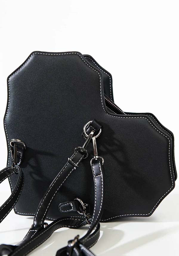 Spiderweb Heart [Black] | HANDBAG*