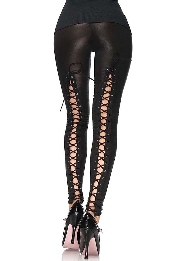 Lace up legging best sale