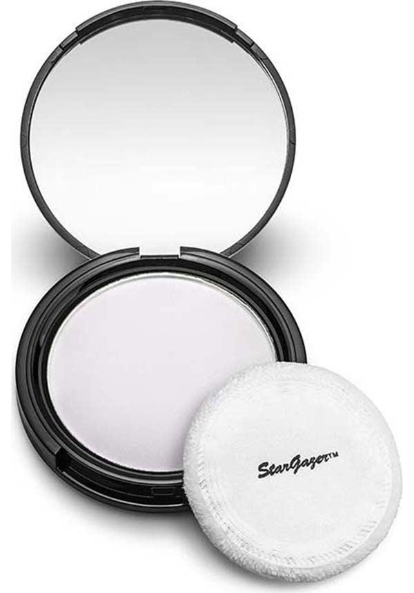 White | PRESSED POWDER - Beserk - accessories, all, beserkstaple, clickfrenzy15-2023, compact mirror, cosmetics, cosplay, discountapp, face, fp, make up, makeup, mirror, setting, special fx makeup, stargazer, stargazer cosmetics