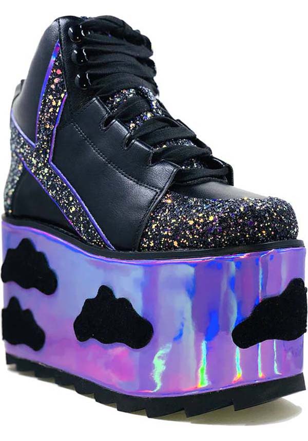 Qozmo Night Sky | PLATFORM BOOTS**